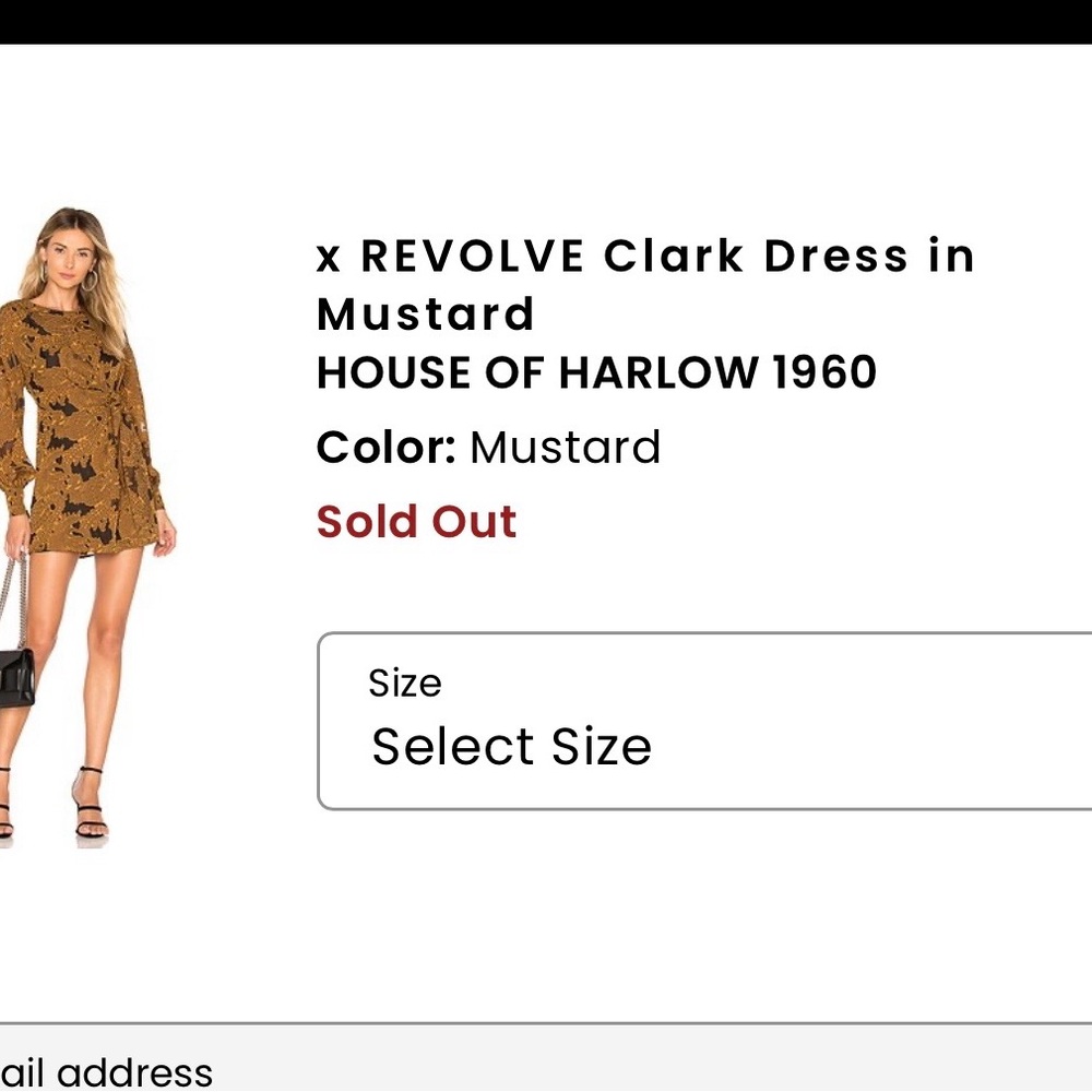 REVOLVE Black and Brown Long Sleeve Dress